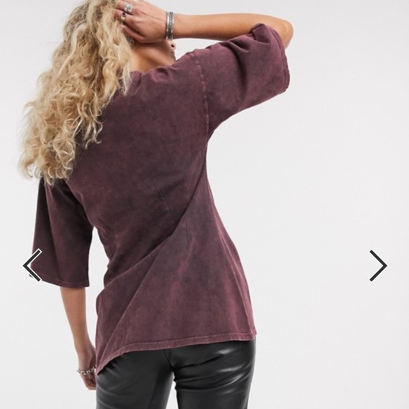 ASOS DESIGN tshirt with seam corset - Picture 3 of 8